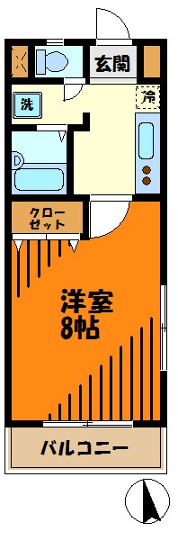 パルフラットの物件間取画像