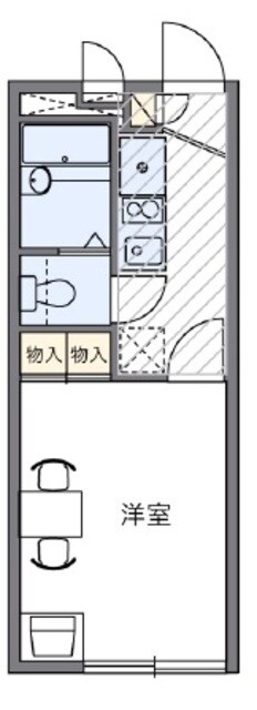 レオパレスグレイス パティオの物件間取画像