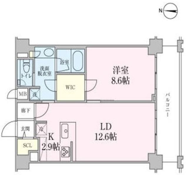 プライマル板橋本町の物件間取画像