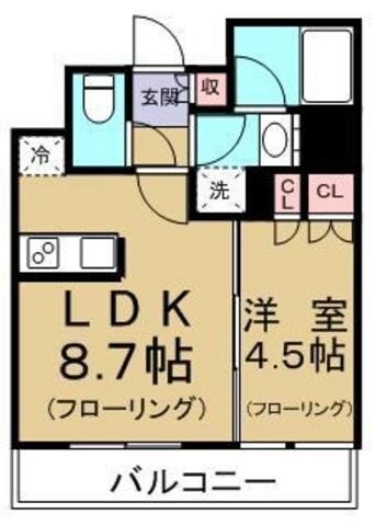 コンフォリア東池袋WESTの物件間取画像