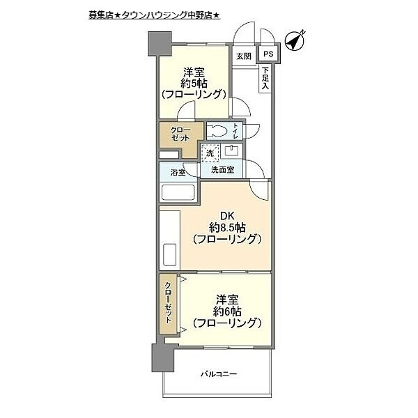 レジェンド江古田の物件間取画像