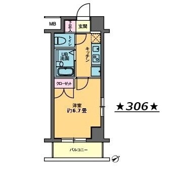 カスタリア要町の物件間取画像