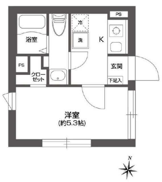 ミレドゥーエ西小山の物件間取画像