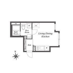 ルクレ馬込の物件間取画像