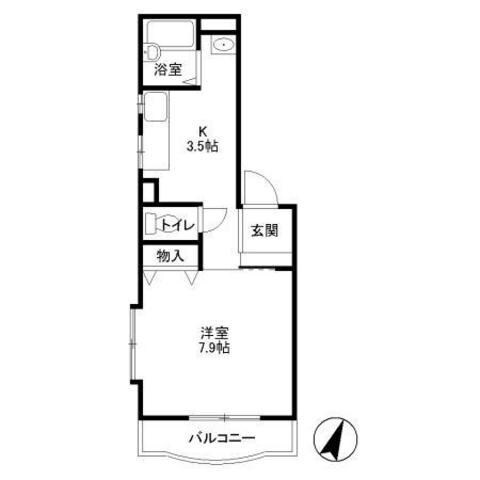 ケンハイムの物件間取画像