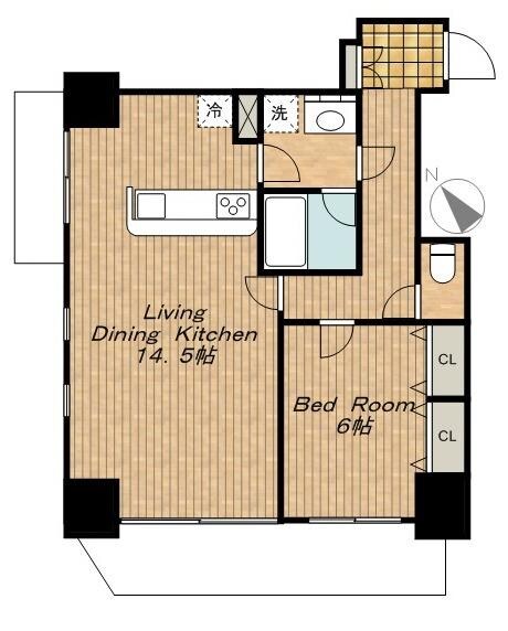 トレステージ目黒の物件間取画像