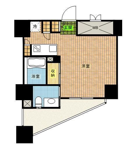 ベルファース目黒の物件間取画像