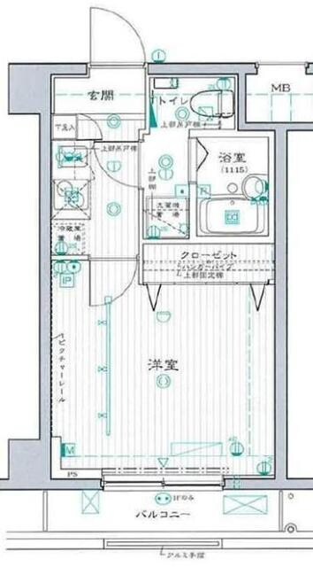 アークフラッツ品川の物件間取画像