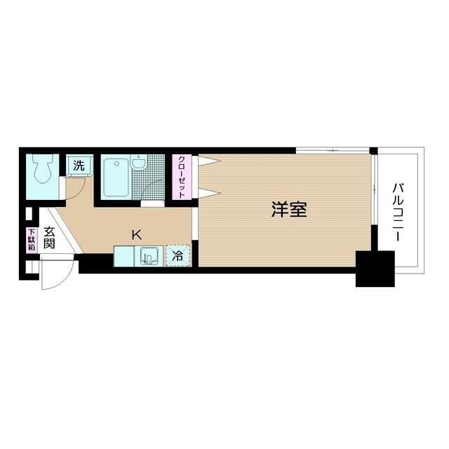 デュオフィール島津山(デュオフィールシマヅヤマ)の物件間取画像