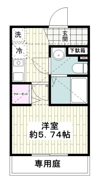 レベアス片瀬江ノ島WESTの物件間取画像