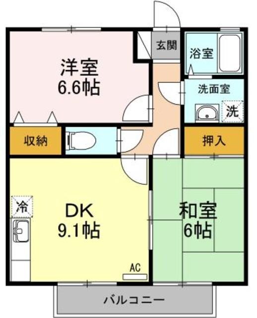 グリューネヴィントの物件間取画像