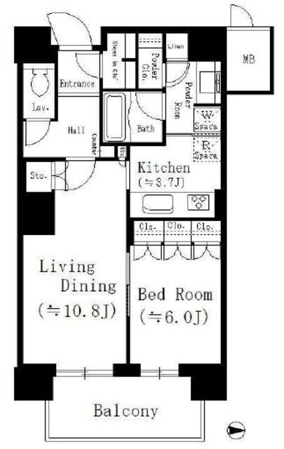 パークシティ武蔵小杉 ミッドスカイタワーの物件間取画像