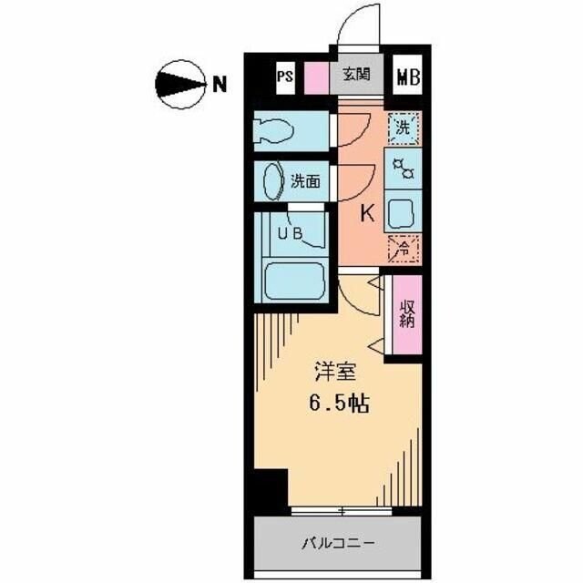 パロスコートの物件間取画像