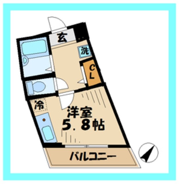 フォセットの物件間取画像