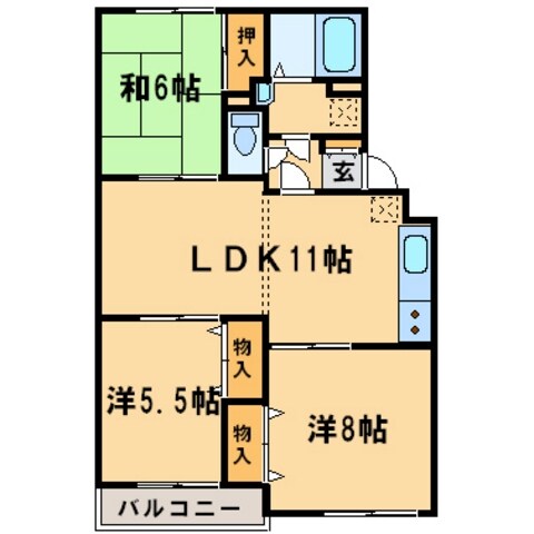 ロイトンIの物件間取画像