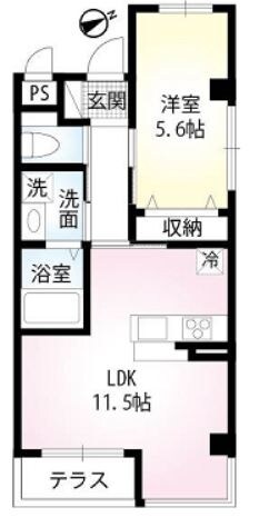 ウエストヒルズの物件間取画像