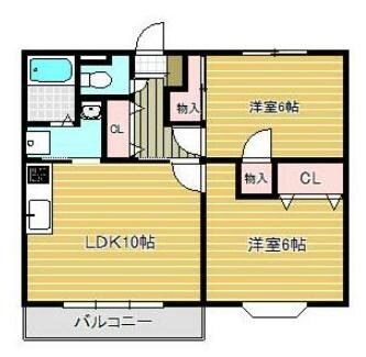 メゾン東大沼の物件間取画像