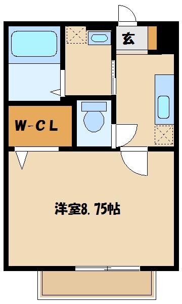 Mireille(ミレイユ)の物件間取画像