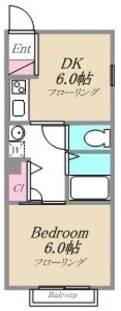 エステート長津田Vの物件間取画像