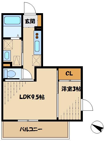 ファーストステージ小田急相模原の物件間取画像