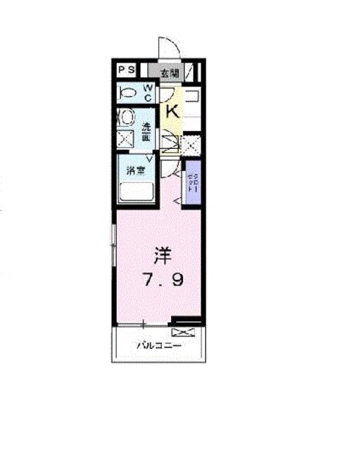ラ フォレスタ ツルマキの物件間取画像