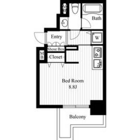 アーバンフラッツ町田 の物件間取画像