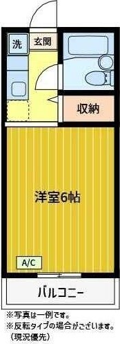 サニーハイツの物件間取画像