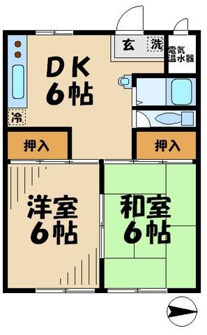 スズキパル下柚木の物件間取画像