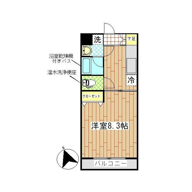 アネックスさつき の物件間取画像