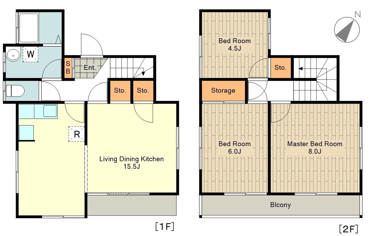 八王子市絹ヶ丘3丁目戸建の物件間取画像