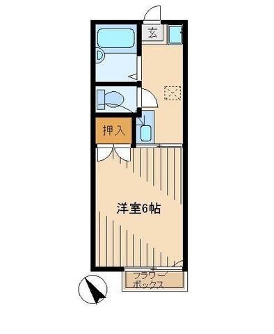 ハイライズYATOの物件間取画像