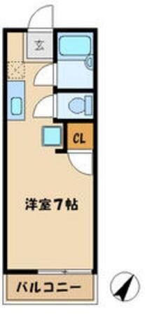 ソレイユ多摩の物件間取画像