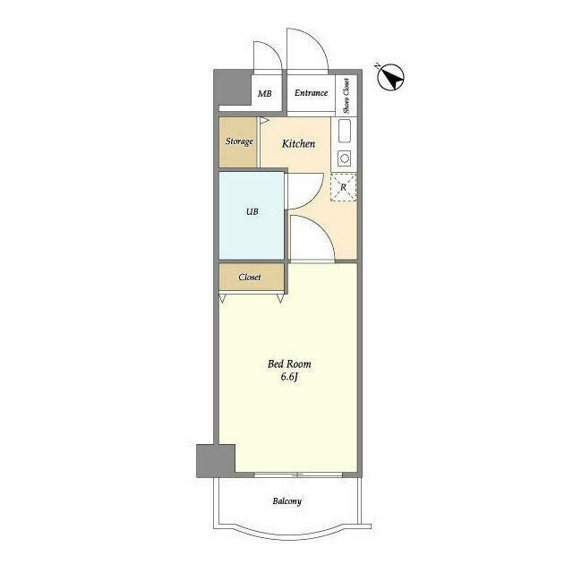 コスモリード溝の口の物件間取画像