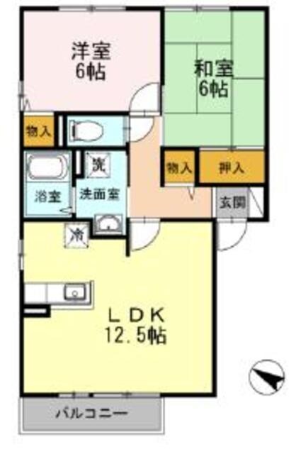 ヴィーブルの物件間取画像