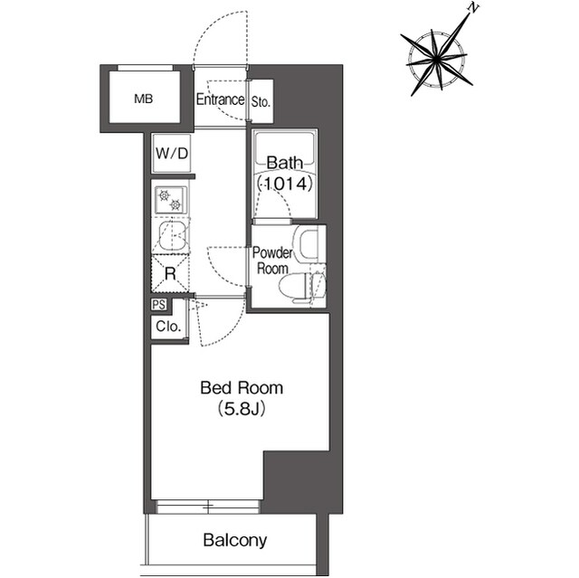 スタイリオフィット溝の口の物件間取画像