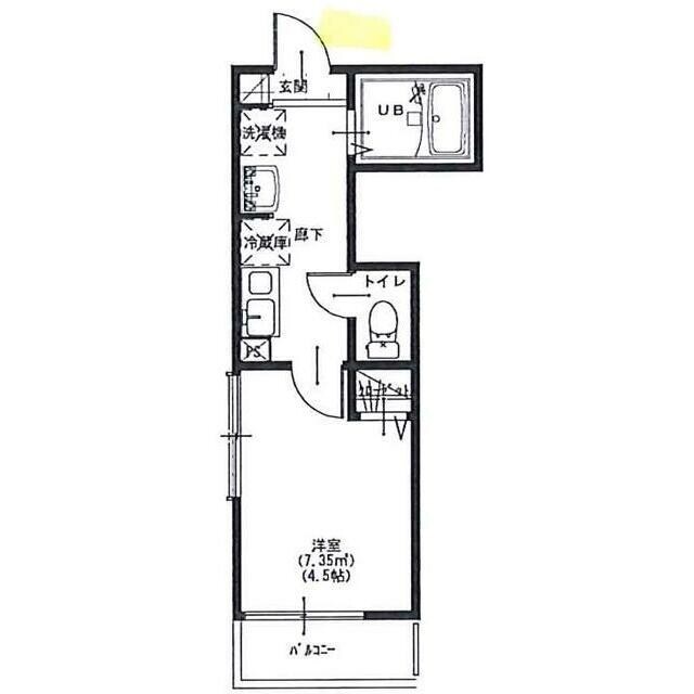 メルディア犬蔵Aの物件間取画像