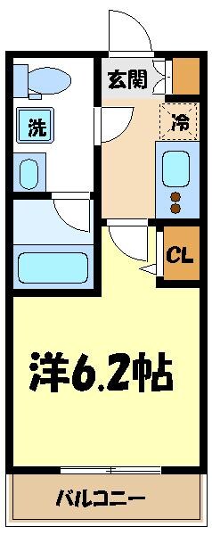 スカイコートパレス溝の口の物件間取画像