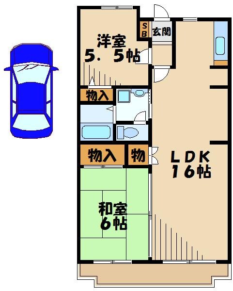 パークサイド鷺沼の物件間取画像