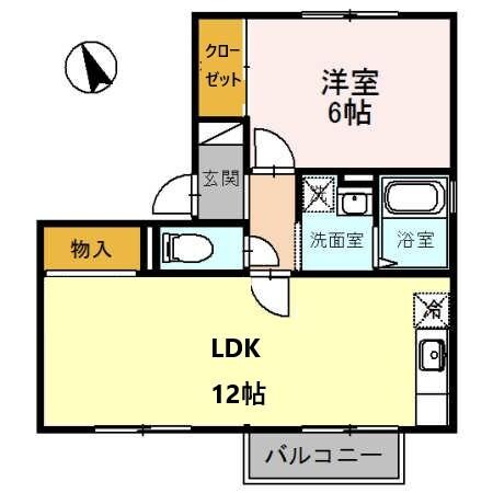 アゼリアの物件間取画像