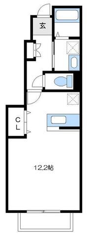 グリーンヒルズ大澤Cの物件間取画像