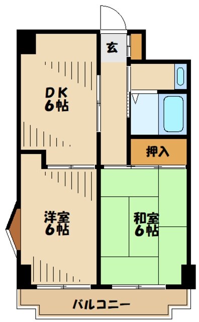 デイム橋本の物件間取画像