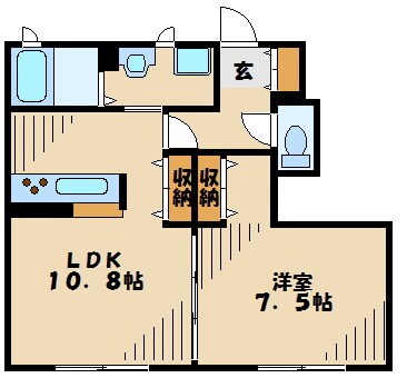 ハピネスIIIの物件間取画像