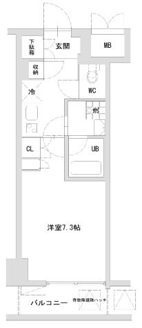 TLRレジデンス町田の物件間取画像