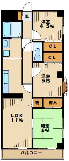 五光ビルの物件間取画像