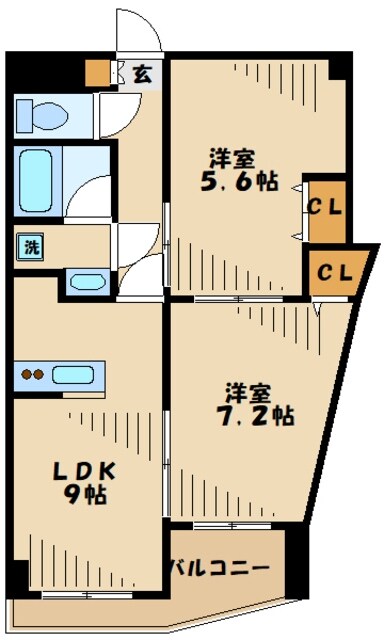 プロ・デ・フォンテの物件間取画像