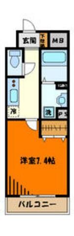 ライジングプレイス八王子みなみ野の物件間取画像