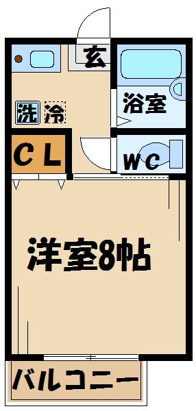 ときわハイツ2の物件間取画像