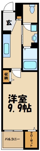 ル クールの物件間取画像