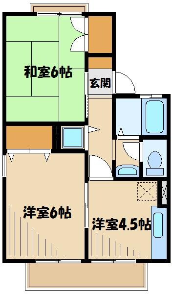 クレセントの物件間取画像