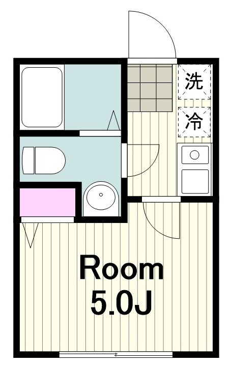 Colorz Hiyoshiの物件間取画像